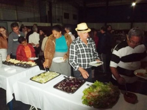 Em foto de arquivo, cena do jantar de 2015